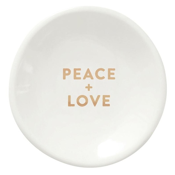 Santa Barbara Design Studios stud earrings & trinket
 tray set “Peace on Earth” - Picture 3 of 13